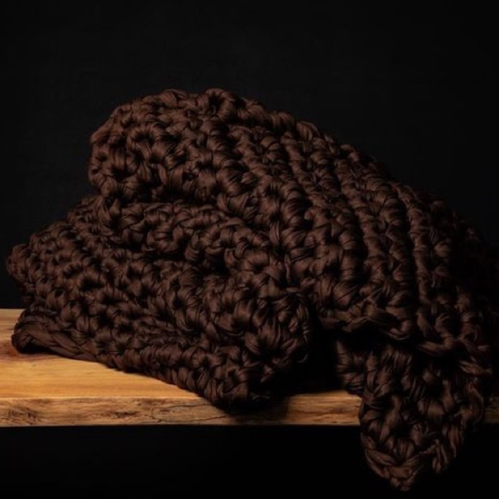 SHELTERED CO. Weighted Blanket Brown Sugar